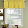 thumbnail image 3 of Yellow Burlap Texture Curtain Valances for Windows, Kitchen Valance Window Treatments Panel 2 Pack, Farmhouse Vintage Yellow Rod Pocket Short Curtains for Bathroom Bedroom 60 x 18 Inch, 3 of 8