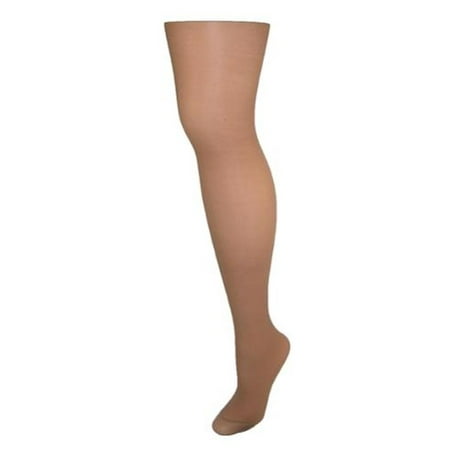 Alive Size E Womens Nylon Full Support Reinforced Toe Sheer Pantyhose (Pack of 3), Barely There