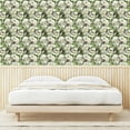 thumbnail image 4 of Ambesonne Rose Peel & Stick Wallpaper for Home, Romantic Innocent Flowers Art, 13"x36", Eggshell Dark Sepia and Green, 4 of 6