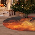 thumbnail image 6 of Sikiie Fiery Dragon Of Chaos 30-48 inches {designName} Print Christmas Tree Skirt Snowman Xmas Tree Skirt with Edge Christmas Decorations for Holiday Party-48", 6 of 7