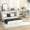 2: White, variant on Harper & Bright Designs Queen Size Murphy Bed with Storage Shelf, Cabinet Beds Foldable Wall Bed Frame for Guest Room Home Office, Gray