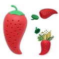 thumbnail image 3 of Creative Chili Spice Spice Filter Stew Soup Silicone Tea Herbal Infuser Filter Tools Seasoning Kit Kitchen Practical Gadgets, 3 of 9
