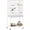 White, variant on PawHut 64" Extra Large Bird Cage, Rolling Metal Parrot Cage