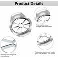 thumbnail image 3 of Artrylin Apple Slicer 8 Sharp Blades Stainless Steel Apple Cutter, Thoroughly-Cut Blade Design, Apple Divider for up to 4 inches, 3 of 6