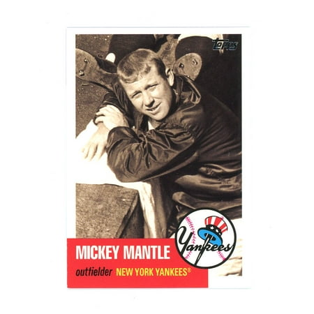 2007 Topps Chrome Mickey Mantle - 2007 Topps Mickey Mantle Story #MMS20 Yankees Timeless Card