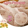 thumbnail image 2 of MorroMorn Super Soft Toddler Bedding Set, Thick Fluffy Comforter Sets Neutral Pink Bed Set with Pillowcase for Girls Kids Baby, Floral Shabby Chic Lightweight Noiseless (Pink Flowers), 2 of 5