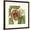 Brown Frame, variant on Art.com Tropical Blooms and Foliage IV Art Print by Jennifer Goldberger, 16" x 16"