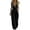Black, variant on Edvintorg Women's Casual Loose Jumpsuits One Piece Sleeveless Wide Leg Long Rompers with Pockets Plus Size Clothes for Women