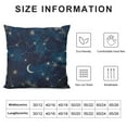 thumbnail image 5 of Nawypu  Constellation Pillowcases Stars Moon Planet Space Galaxy Universe Throw Pillow Cover Case Decorative Cushion for Couch Bed, 5 of 5