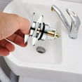 thumbnail image 6 of Qnjujn Brass Sink Stopper with Filter, Plug & Play Design, Anti-Odor & Anti-Clog Drain Plug for Basin, Bathroom, Kitchen, Leak-Proof & Easy Install, 6 of 6