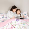 thumbnail image 5 of Castle Fairy 2-Piece Twin Size Comforter Set - Butterflies Reversible Print, 5 of 8