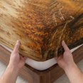 thumbnail image 3 of Twin XL Size Fitted Sheet Set - Fall Forest 2 Piece Bedding Sets 16" Deep Pocket Fitted Sheet with 1 Pillowcases, Autumn Landscape Path Maple Leaves Orange Brushed Microfiber Hotel Luxury Bed Sheets, 3 of 9