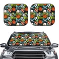 thumbnail image 2 of Xecao Balls for Foldable Car Sun Shades (2-Pack) offer sun protection with an easy-fold design for convenient windshield shading., 2 of 7