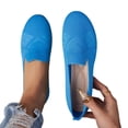 thumbnail image 4 of Xucatan Women's Fashionable Stretchy Knit Pointed Toe Flats with Elastic Mary Jane Strap, Breathable Mesh Slip-On Loafers with Cushioned Padded Insole, Wide Toe Box Comfortable Shoes Gift, 4 of 8