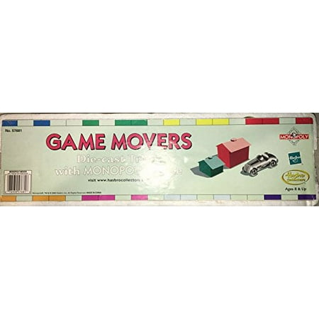 Game Movers Die Cast Truck With Monopoly Game Hasbro 2000