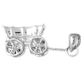 thumbnail image 1 of 14K White Gold Carriage Pendant - 9 mm, 1 of 2