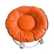 thumbnail image 3 of Taburete giratorio de 360 degree con asiento bajo y ruedas, para tareas domésticas, silencioso, resistente, pequeño naranja, 3 of 9