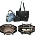 thumbnail image 3 of M Marco Women's Handbag 3pcs Set Fashion Tote Bag with Matching Satchel Bag and Wristlet, 3 of 6