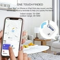 thumbnail image 5 of Smart Bluetooth GPS Tracker - Compatible with Apple Find My App - MFI Certified iTag Anti-Loss Device - Car Key, Pet, Child Locator - Real-Time Tracking and Lost Item Alert, 5 of 12