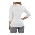 thumbnail image 2 of Playera Simply Basic M221A02060 Talla M Blanco Tela Flame, 2 of 3