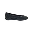 thumbnail image 3 of Time and Tru Women's Cap Toe Quilted Ballet Flats, Wide Width Available, 3 of 7
