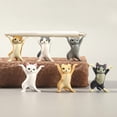thumbnail image 3 of 2-3 of pack 6x  Juguetes de acción Escultura de 2 piezas Colco Escultura de estatua de gato, 3 of 8