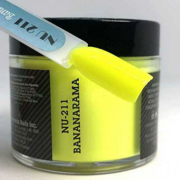 NUGENESIS Manicure Nail Dipping Color Powder 1.5oz/jar - NU211 Bananarama (Neon)