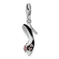 thumbnail image 4 of Auriga 925 Sterling Silver 3-D Enameled High Heel Charm wLobster Clasp (L - 41mm, Width - 14mm), 4 of 6