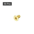 thumbnail image 3 of Flat Head Socket Cap Screws, M3-0.5 x 6mm Brass Inner Hex Drive Fasteners Bolts 50Pack, 3 of 6