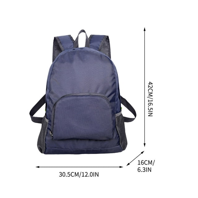 Sac à Dos Léger Pliable Sac à Dos Étudiant Couleur Fluorescente Minimalisme
