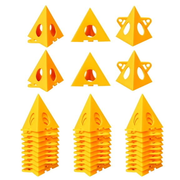 36Pcs Pyramid Support Frame Tripod Woodworking Paint Stands Triangular Painting Brackets Block Auxiliaries