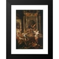 thumbnail image 2 of Andrea Celesti 18x24 Black Modern Framed Museum Art Print Titled - A Scene from the Trojan War. the Death of King Priam, 2 of 5