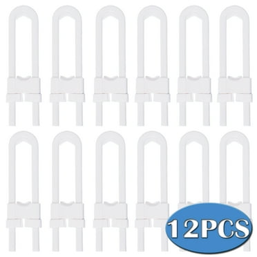 Sliding Cabinet Locks, U Shaped Baby Safety Locks, Childproof Cabinet Latch for Kitchen Storage Door Fridge Drawers Oven Kid Proofing Cabinet Lock