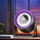 thumbnail image 4 of Ventilador de escritorio portátil, pequeño, silencioso, de pared, con control táctil, alimentación por USB, inclinación ajustable de 180°, 100 velocidades., 4 of 5
