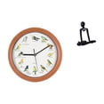thumbnail image 1 of Reloj de pared con diseño de pájaro, decorativo, con sonido de pájaro cantor, material PP único, ideal para sala de estar, dormitorio, oficina y decor, 1 of 8