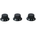 thumbnail image 2 of 3PCS Potentiometer  Knobs Guitar Volume Control Knob Replacement Guitar Tone Knob With Clear Letters, 2 of 8