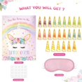thumbnail image 3 of Juego de fiesta WERNNSAI Pin the Horn on The Unicorn con 24 cuernos, 3 of 7
