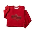 thumbnail image 6 of GUZOM Womens Red Valentine's Day Sweatshirt - Glitter Heart Embellished Crewneck Long Sleeve Loose Fit (S-XXL),Size XL, 6 of 7