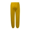 thumbnail image 5 of Dresfit Baggy Sweatpants for Men Cotton Cuffed Joggers Fall Solid Straight Leg Drawstring Gym Track Pants Baggy Fleece Thermal Thicken Trousesrs Orange 5XL, 5 of 8