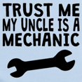 thumbnail image 2 of CafePress - Trust Me My Uncle Is A Mechanic Body Suit - Long Sleeve Cotton Baby Bodysuit, 2 of 4