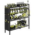 thumbnail image 1 of Large Power Tool Organizer Cart with Charging Station Drill Holder Garage Storage Standing Stability Storage Rack Utility Tool Shelf (), 1 of 3