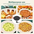 thumbnail image 4 of Plandcha Eléctrica Digital De 11,8 Pulgadas Para Injera, Lefse, Panqueque, Temperatura Ajustable, Parrilla De Mesa Eleccica Sin HUMO, Antiadherente, Placa De Parrilla, 4 of 7