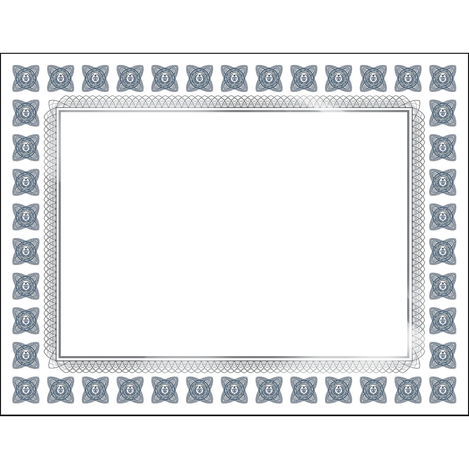 Great Papers Silver Scholar Certificates 8.5" x 11" Silver and White 15/Count (2015074)