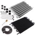 thumbnail image 2 of Mistaha Efficient Heat Dissipation Automotive Tubular Condenser - High-Quality Aluminum Alloy - Space-Saving Design - Energy Efficient - Easy Installation - Black - 4 Row, 2 of 7