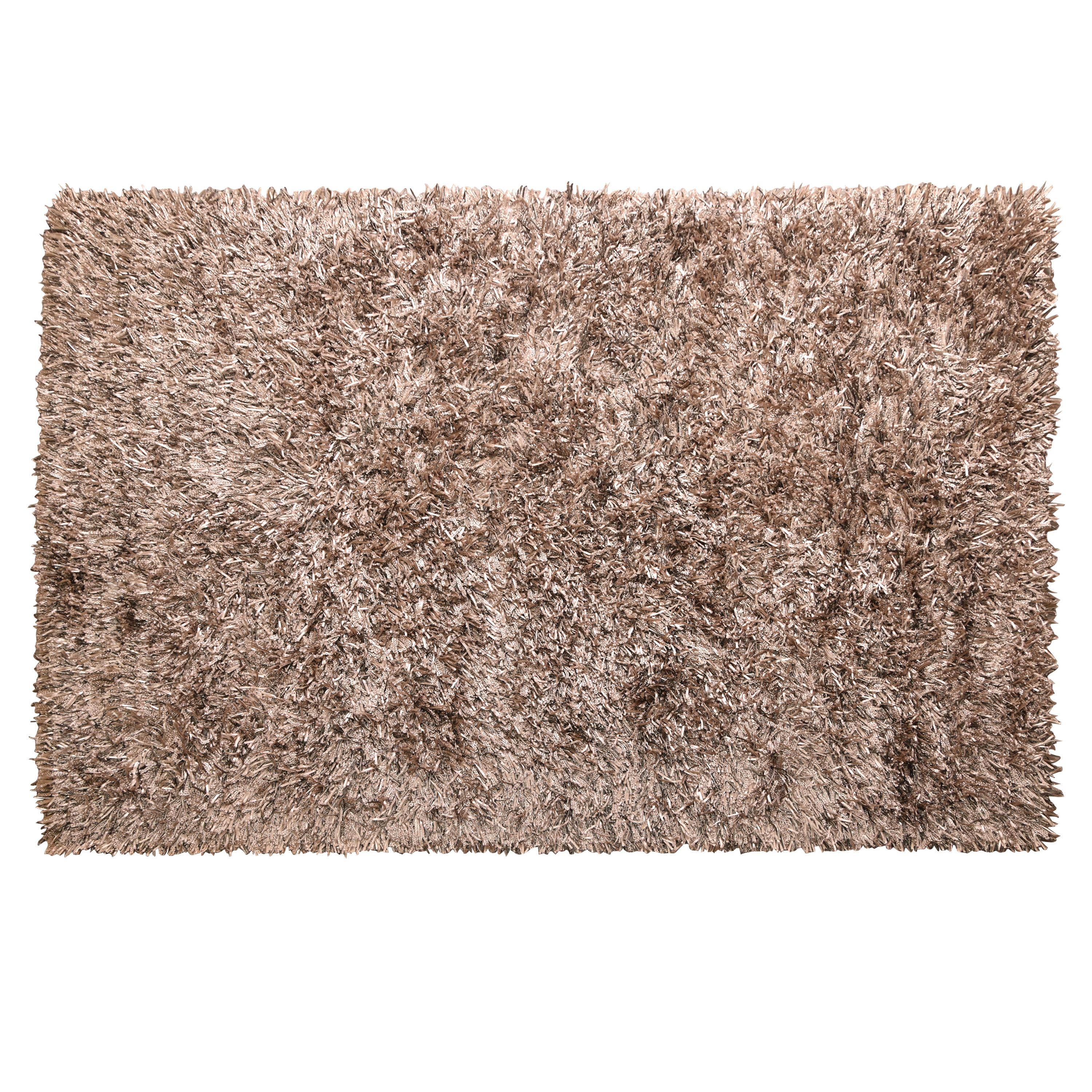 Shaggy Beige 5x7 ft Soft Hand Tufted Area Rug MystiqueDecors Modern