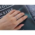 thumbnail image 6 of Eclet Jewels 1.4 Ct Marquise Cut Diamond Rings - White Gold Over 14K Rings - Bezel Set Engagement Diamond Ring - Gorgeous Anniversary Gifts for Women's - Multi-Stone Stacking Engagement Rings for Her, 6 of 9