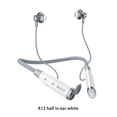 thumbnail image 4 of Injueey Auricular colgante de cuello ABS, compatible con Bluetooth, reemplazo de Control de botón, auriculares deportivos, reproductor de Cables de audio/vídeo Blanco Tipo 1, 4 of 6