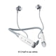 thumbnail image 4 of Injueey Auricular colgante de cuello ABS, compatible con Bluetooth, reemplazo de Control de botón, auriculares deportivos, reproductor de Cables de audio/vídeo Blanco Tipo 1, 4 of 6