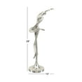thumbnail image 4 of 13" x 28" Silver Aluminum Dancer Sculpture, by DecMode, 4 of 14