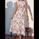 thumbnail image 4 of Vestido de Verano para Mujer, Estilo Bohemio, Informal, con Lazo Frontal y Estampado Floral, para Playa y Verano., 4 of 6